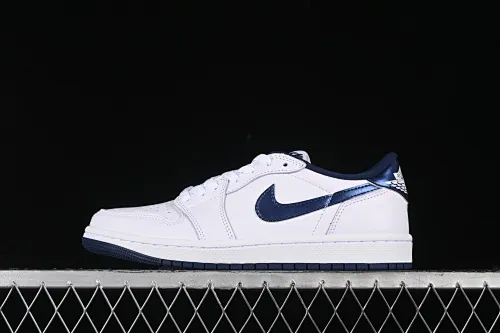 All categories Air Jordan Jordan series basketball shoes Air Jordan 1 Low G version pure original Air Jordan 1 Low "85 Metallic Blue" AJ1 Joe 1 metallic white blue FB9933-141